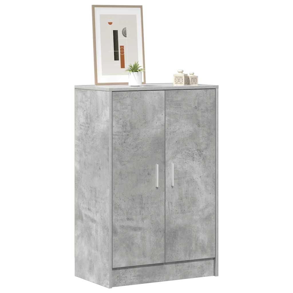 Armadi per scarpe 60 x 35 x 92 cm Grigio Cemento Scarpe