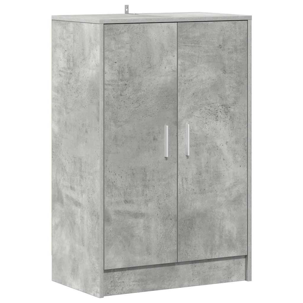 Armadi per scarpe 60 x 35 x 92 cm Grigio Cemento Scarpe