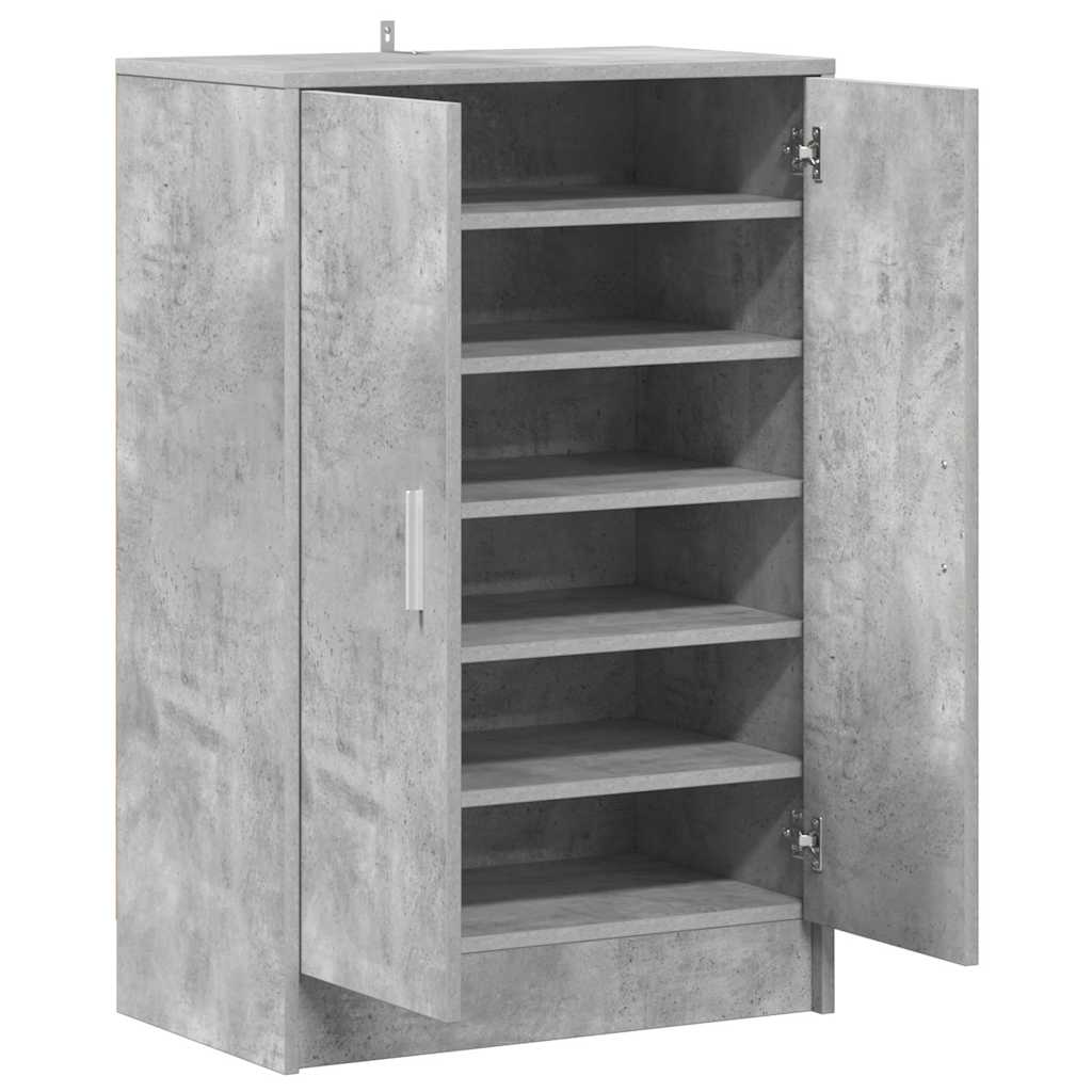 Armadi per scarpe 60 x 35 x 92 cm Grigio Cemento Scarpe