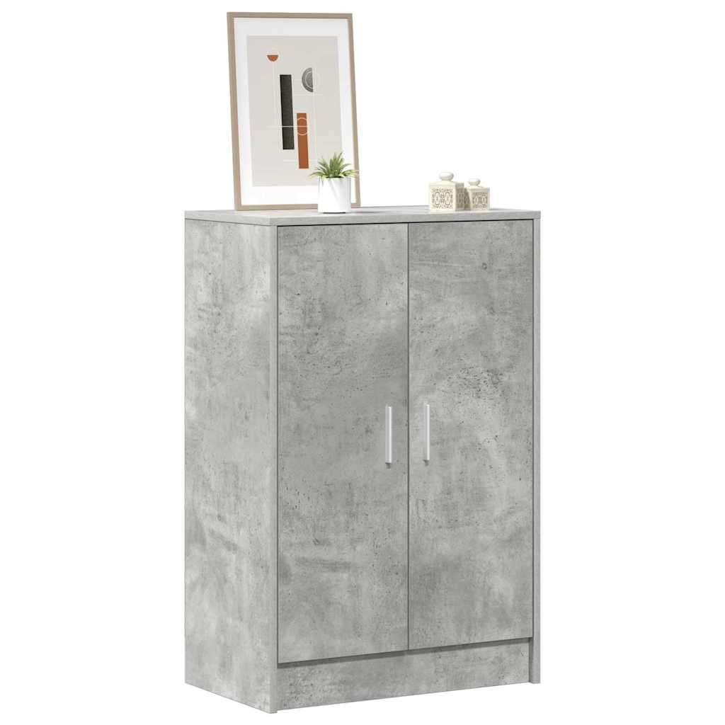 Armadi per scarpe 60 x 35 x 92 cm Grigio Cemento Scarpe