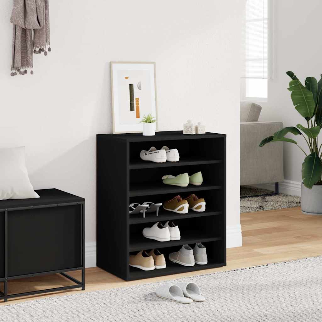Armadi per scarpe 60 x 35 x 70 cm Nero