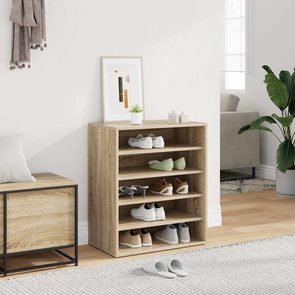 Armadi per scarpe 60 x 35 x 70 cm Rovere Sonoma