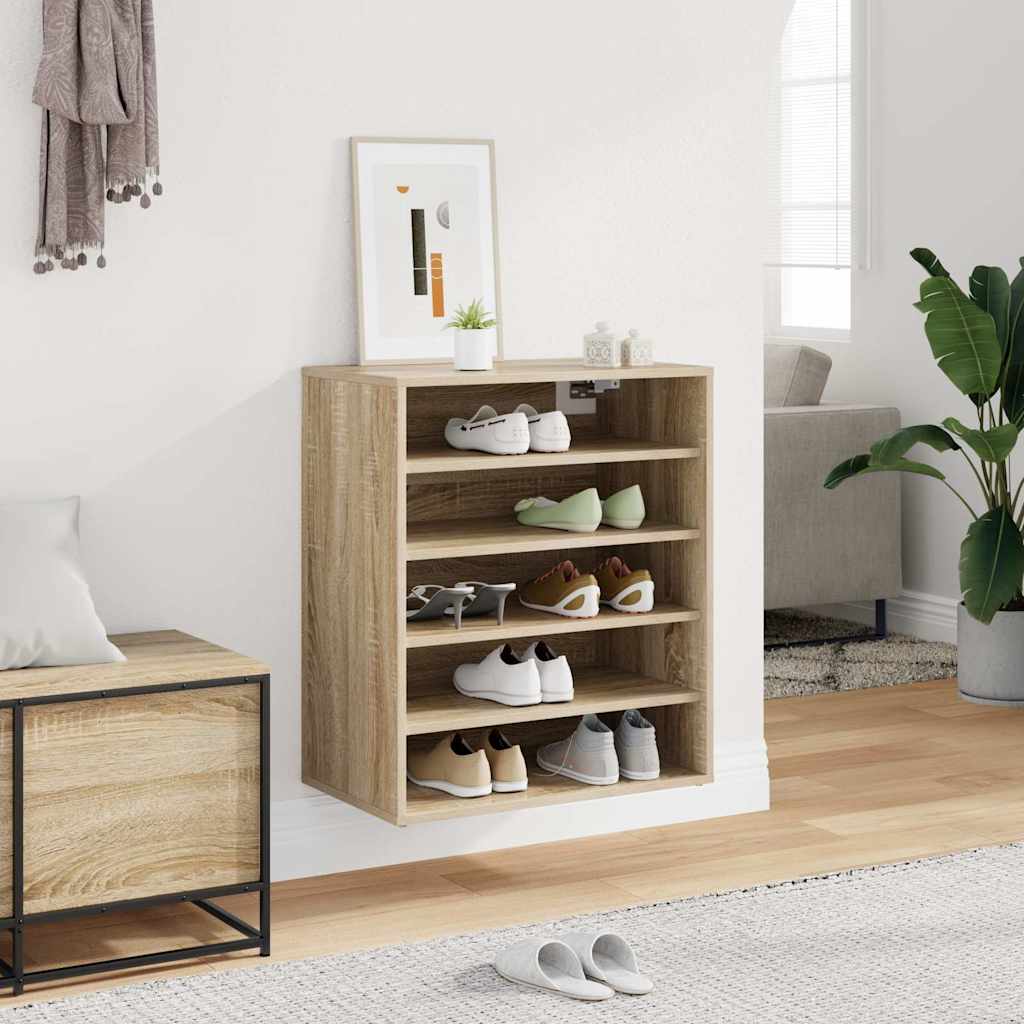 Armadi per scarpe 60 x 35 x 70 cm Rovere Sonoma
