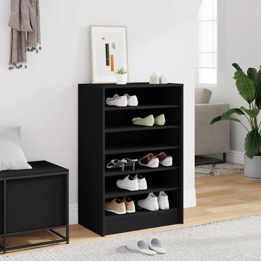 Armadi per scarpe 60 x 35 x 92 cm Nero