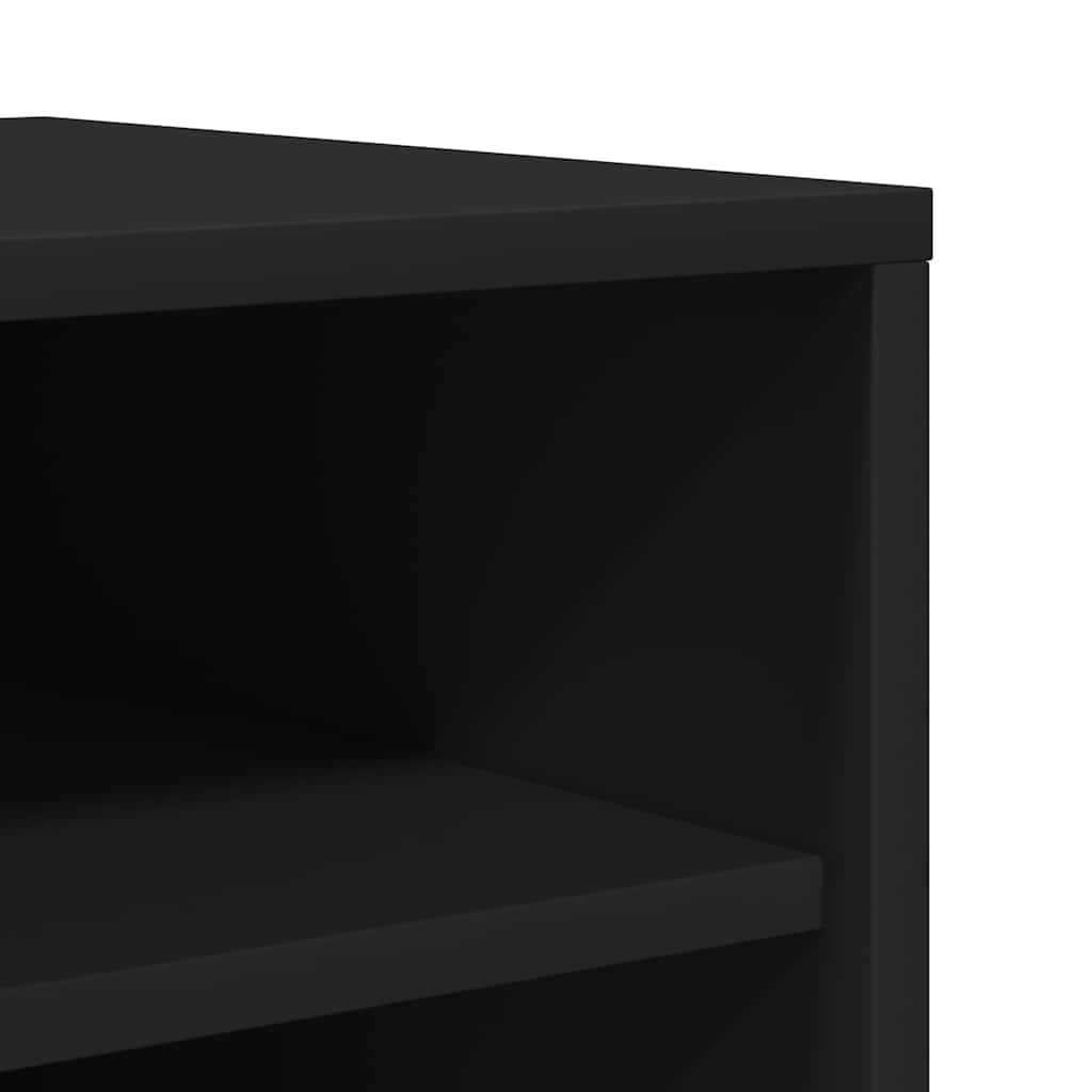 Armadi per scarpe 60 x 35 x 92 cm Nero