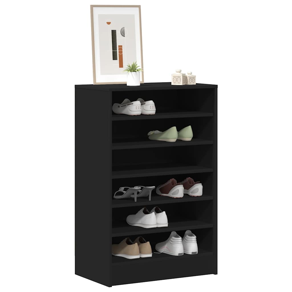 Armadi per scarpe 60 x 35 x 92 cm Nero