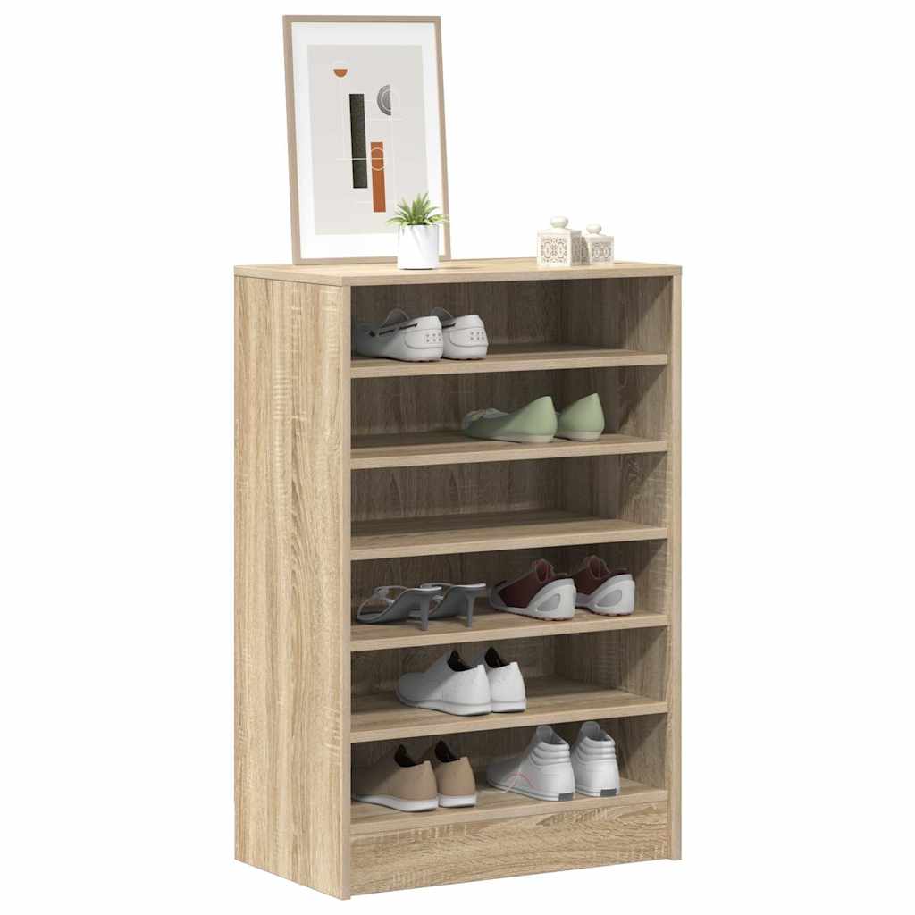 Armadi per scarpe 60 x 35 x 92 cm Rovere Sonoma