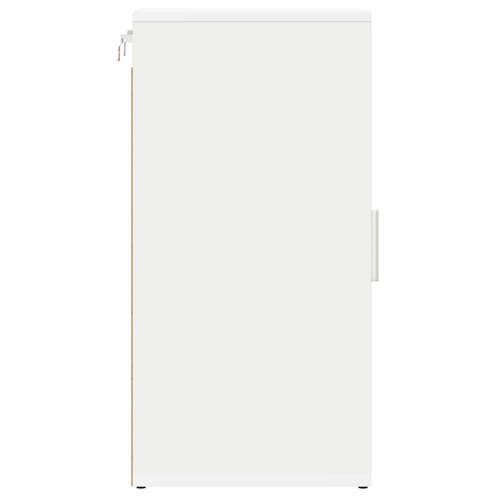 Scarpiere 2 pz Bianche 32x35x70 cm in Truciolato