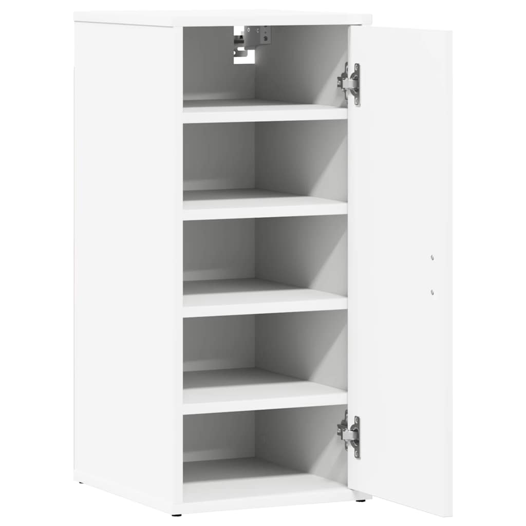 Scarpiere 2 pz Bianche 32x35x70 cm in Truciolato