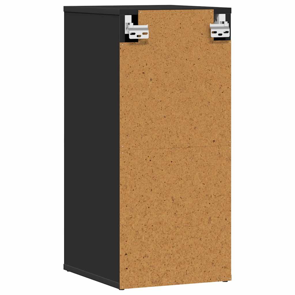 Scarpiere 2 pz Nere 32x35x70 cm in Truciolato