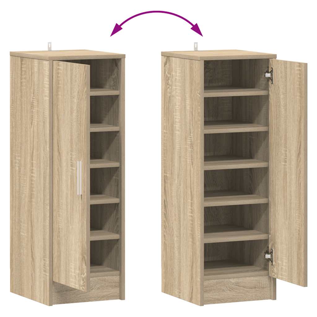 Armadi per scarpe 32 x 35 x 92 cm Rovere Sonoma