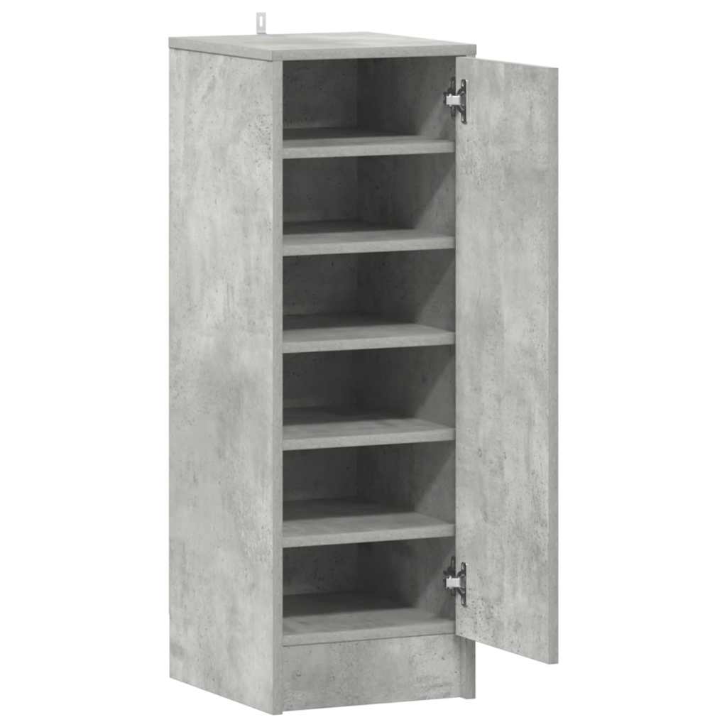 Armadi per scarpe 32 x 35 x 92 cm Grigio Cemento