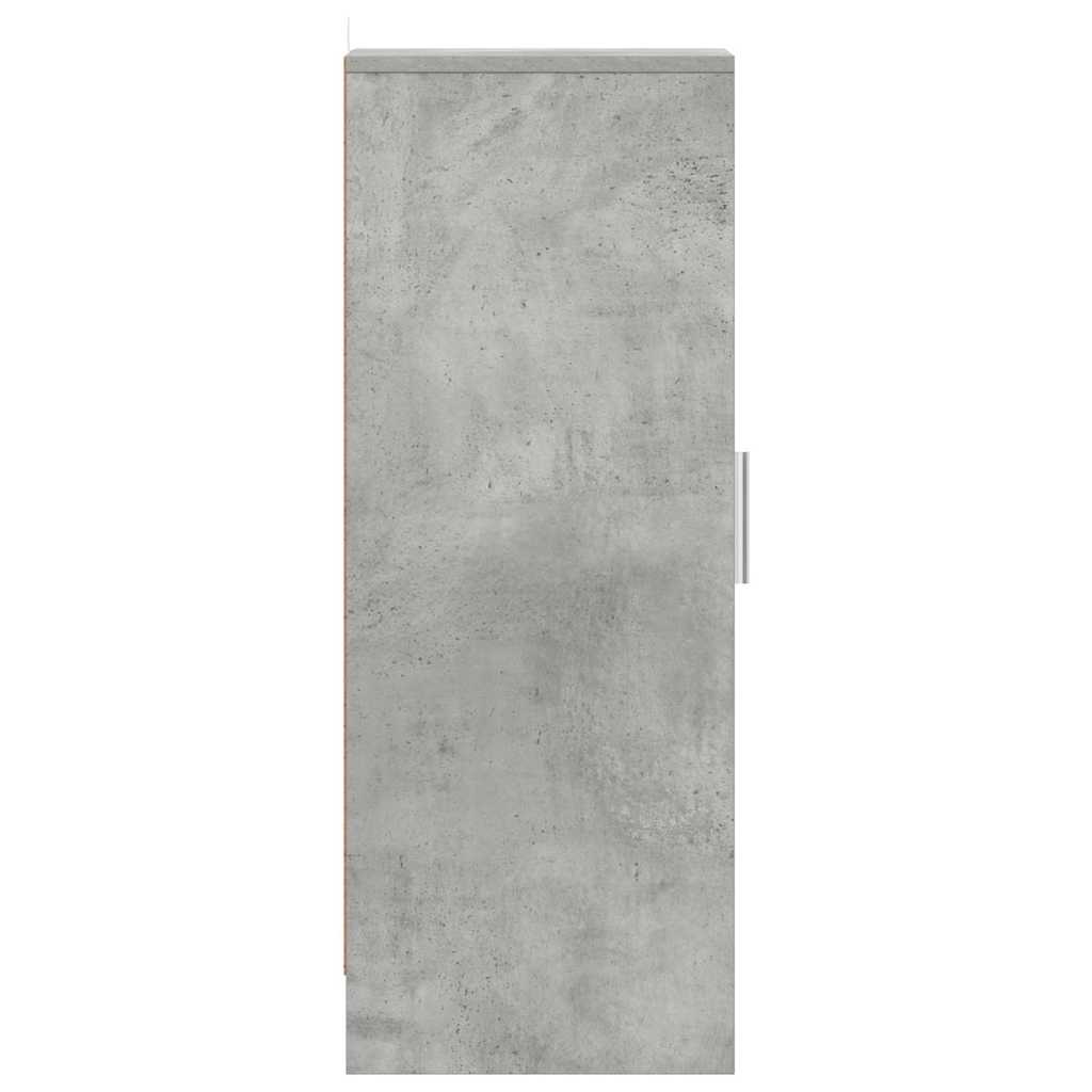 Armadi per scarpe 32 x 35 x 92 cm Grigio Cemento