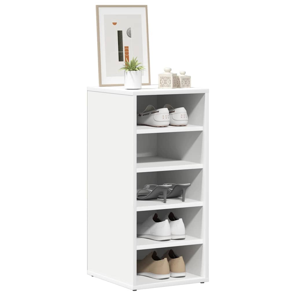 Scarpiere 2 pz Bianche 31,5x35x70 cm in Truciolato