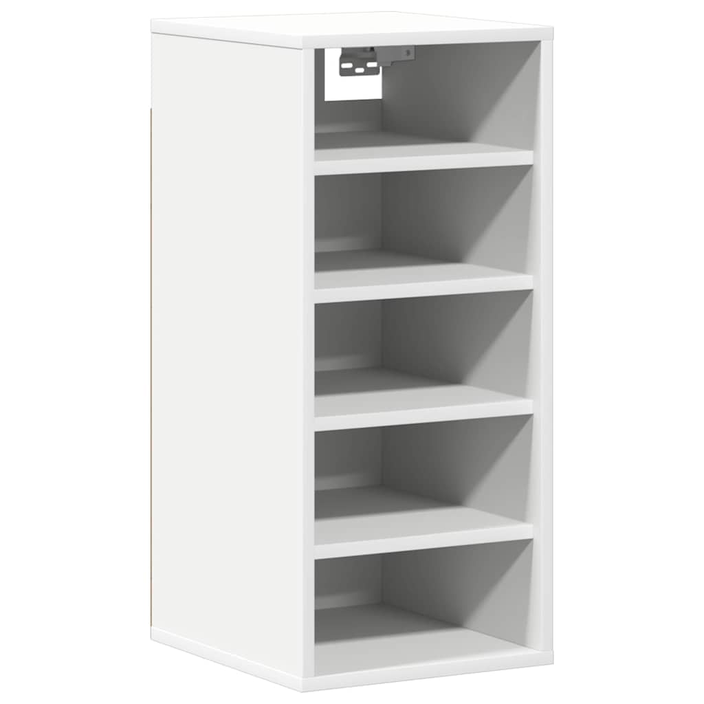 Scarpiere 2 pz Bianche 31,5x35x70 cm in Truciolato