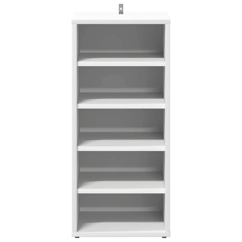 Scarpiere 2 pz Bianche 31,5x35x70 cm in Truciolato