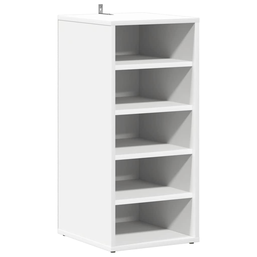 Scarpiere 2 pz Bianche 31,5x35x70 cm in Truciolato