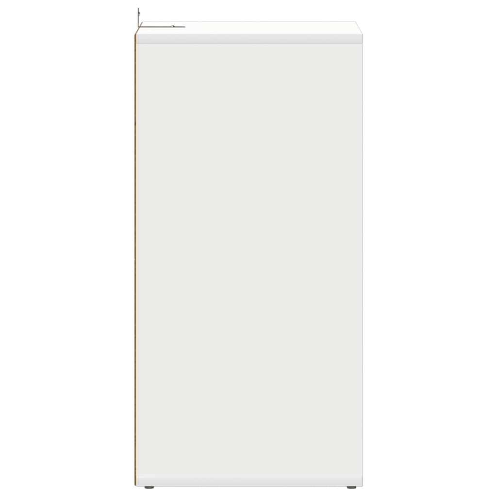 Scarpiere 2 pz Bianche 31,5x35x70 cm in Truciolato