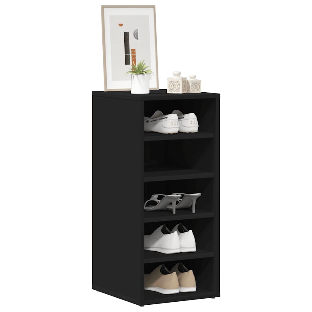 Armadi per scarpe 31,5 x 35 x 70 cm Nero 5 paia di scarpe