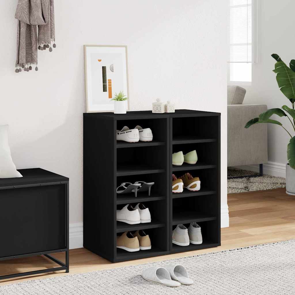 Armadi per scarpe 31,5 x 35 x 70 cm Nero