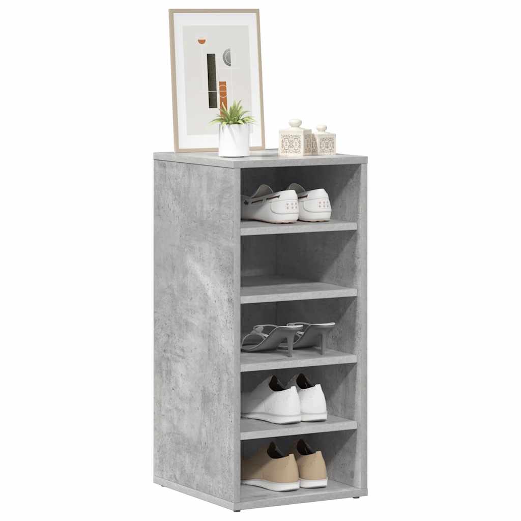 Armadi per scarpe 31,5 x 35 x 70 cm Grigio Cemento