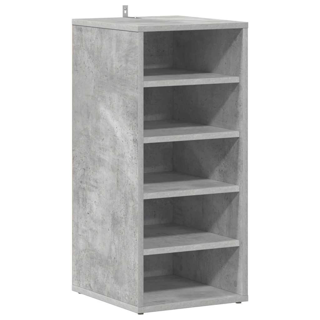Armadi per scarpe 31,5 x 35 x 70 cm Grigio Cemento