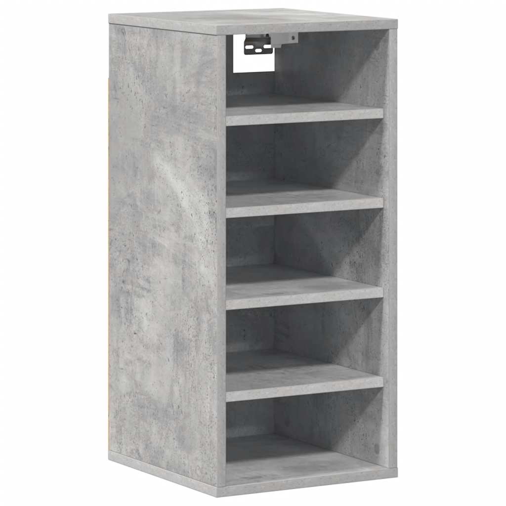 Armadi per scarpe 31,5 x 35 x 70 cm Grigio Cemento