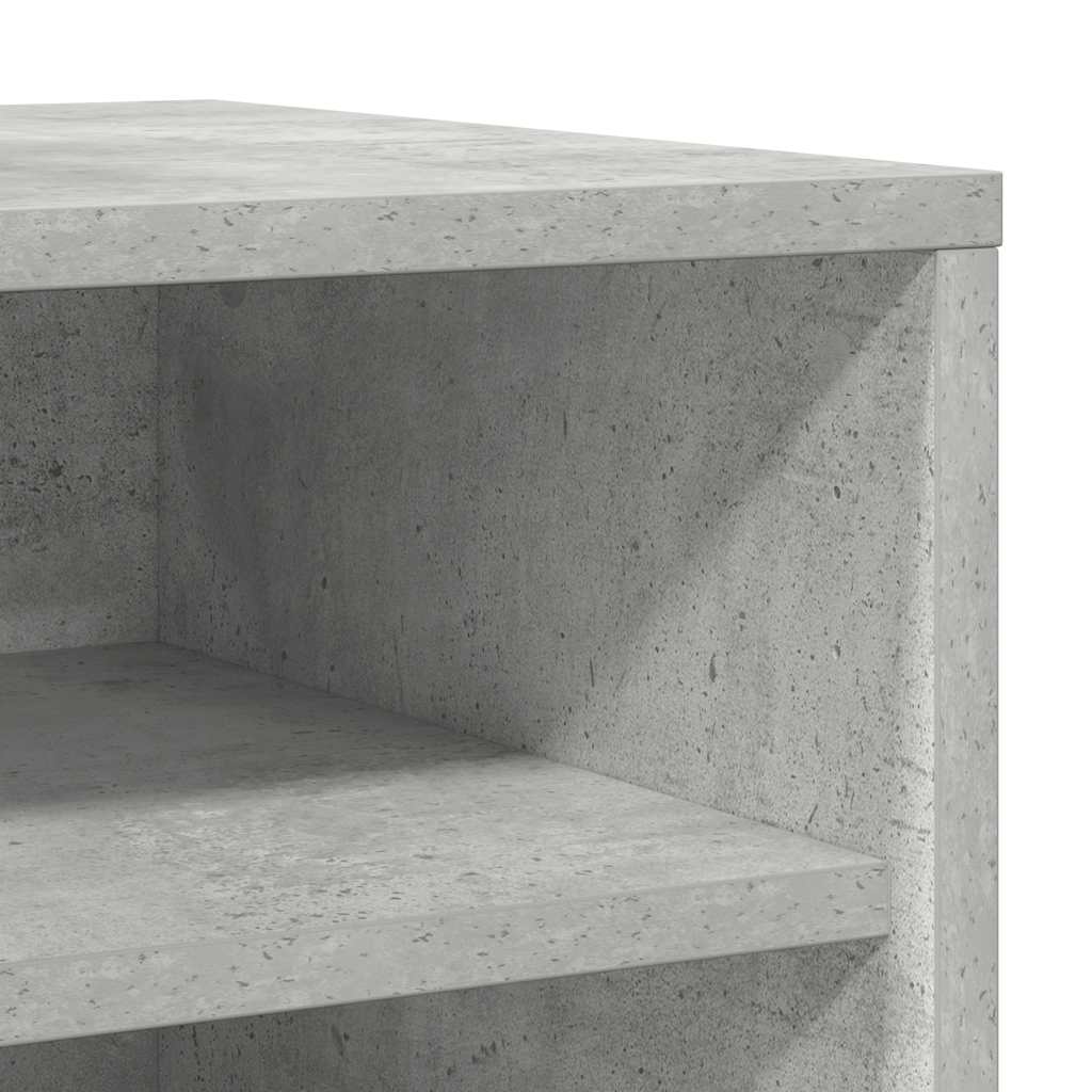 Armadi per scarpe 31,5 x 35 x 70 cm Grigio Cemento