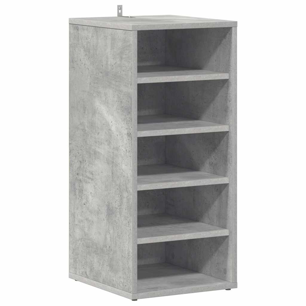 Armadi per scarpe 31,5 x 35 x 70 cm Grigio Cemento