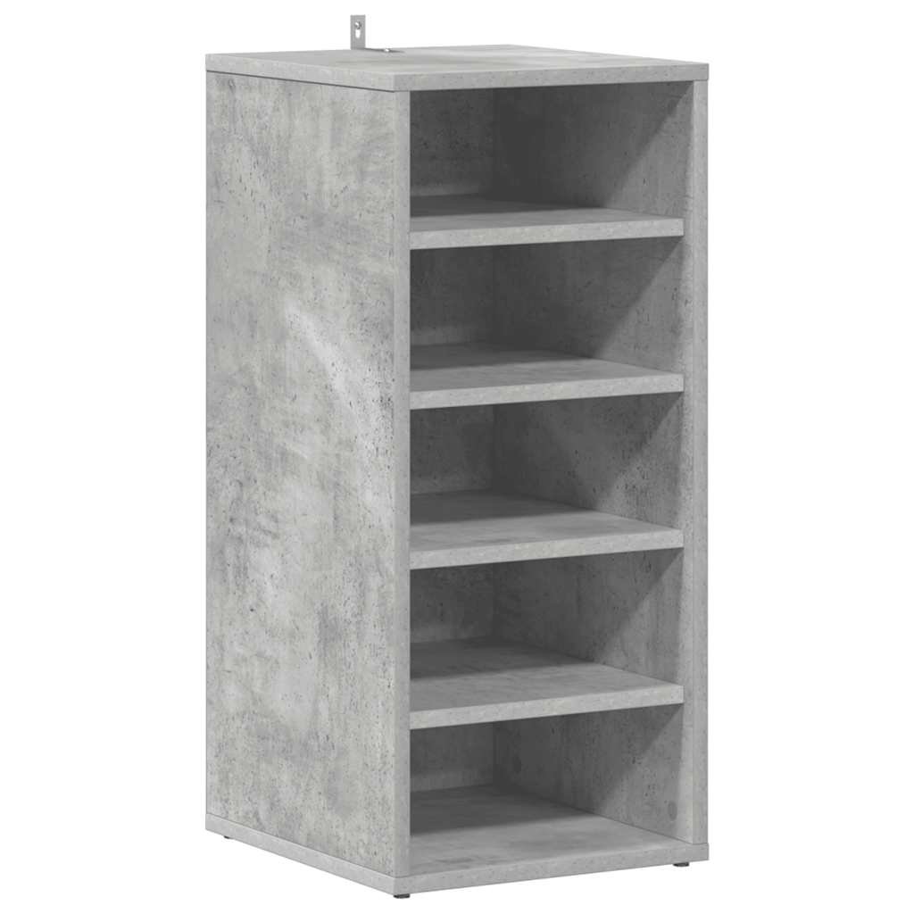 Armadi per scarpe 31,5 x 35 x 70 cm Grigio Cemento