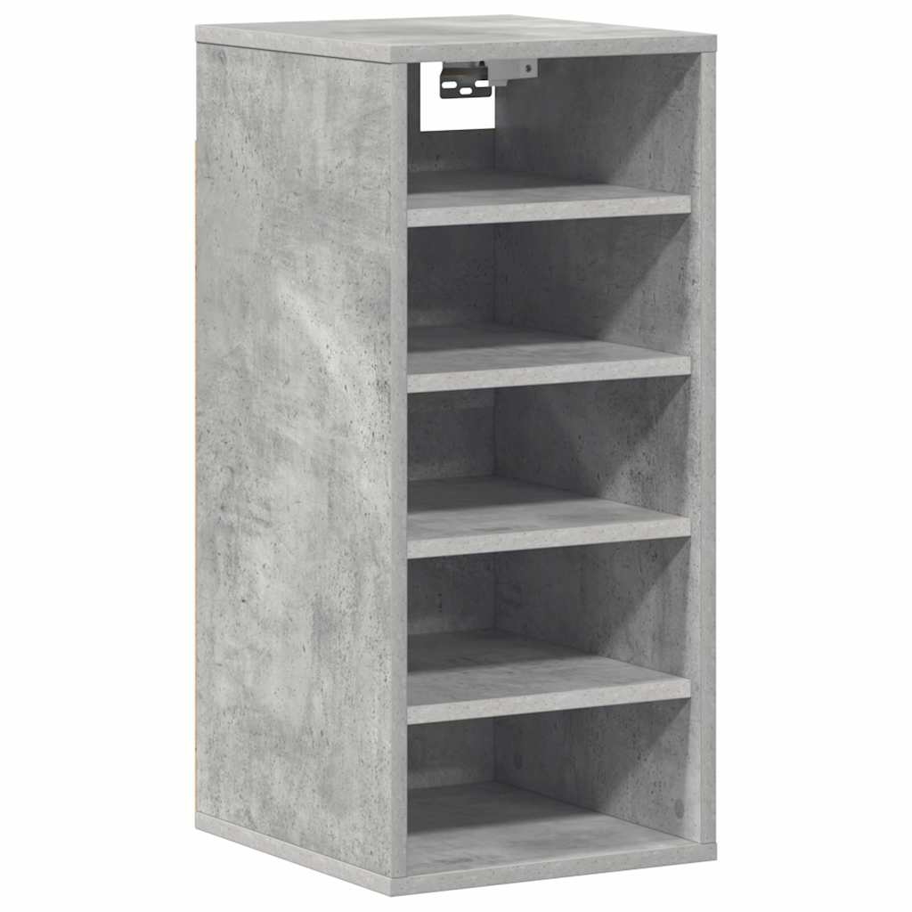 Armadi per scarpe 31,5 x 35 x 70 cm Grigio Cemento