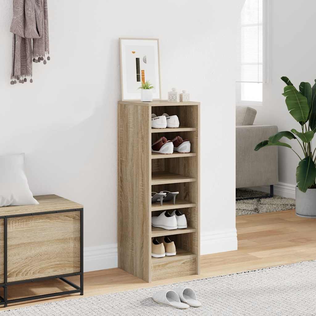 Armadi per scarpe 31,5 x 35 x 90 cm Rovere Sonoma