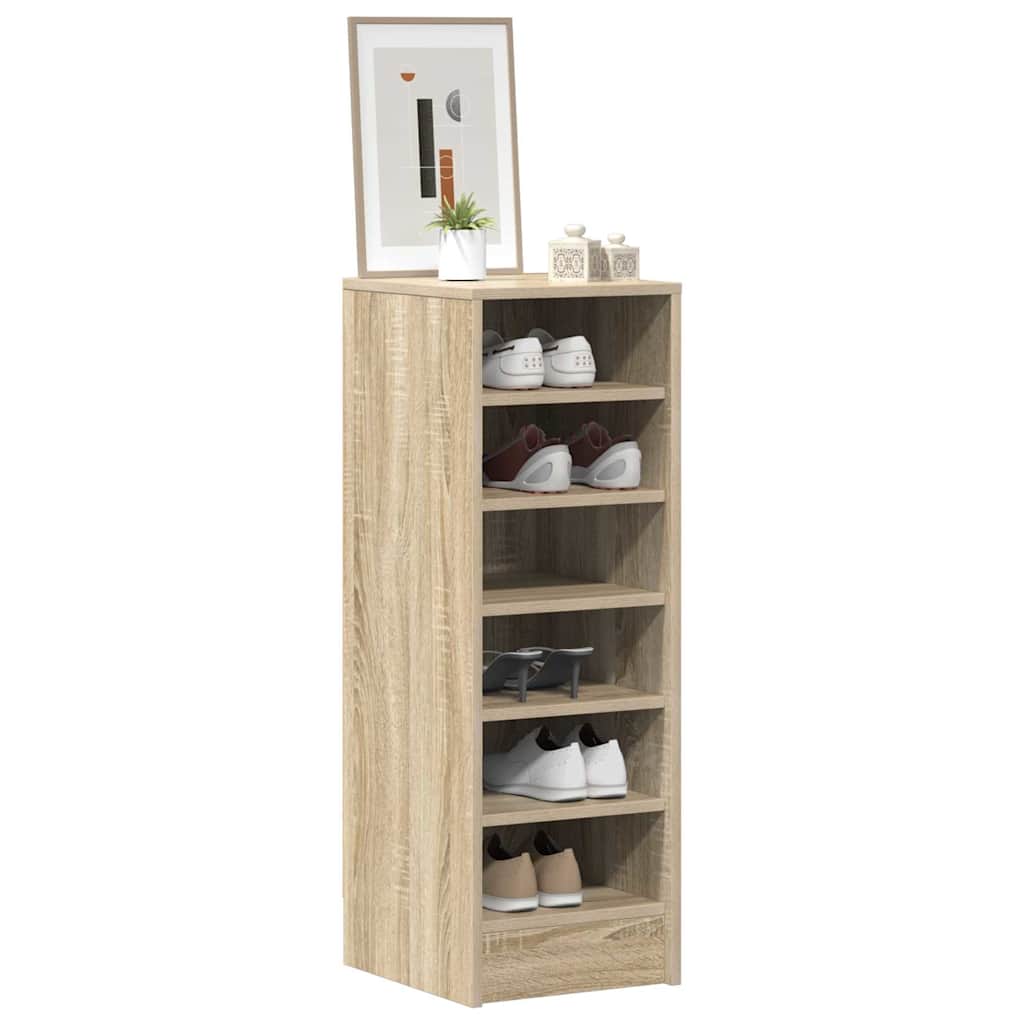 Armadi per scarpe 31,5 x 35 x 90 cm Rovere Sonoma