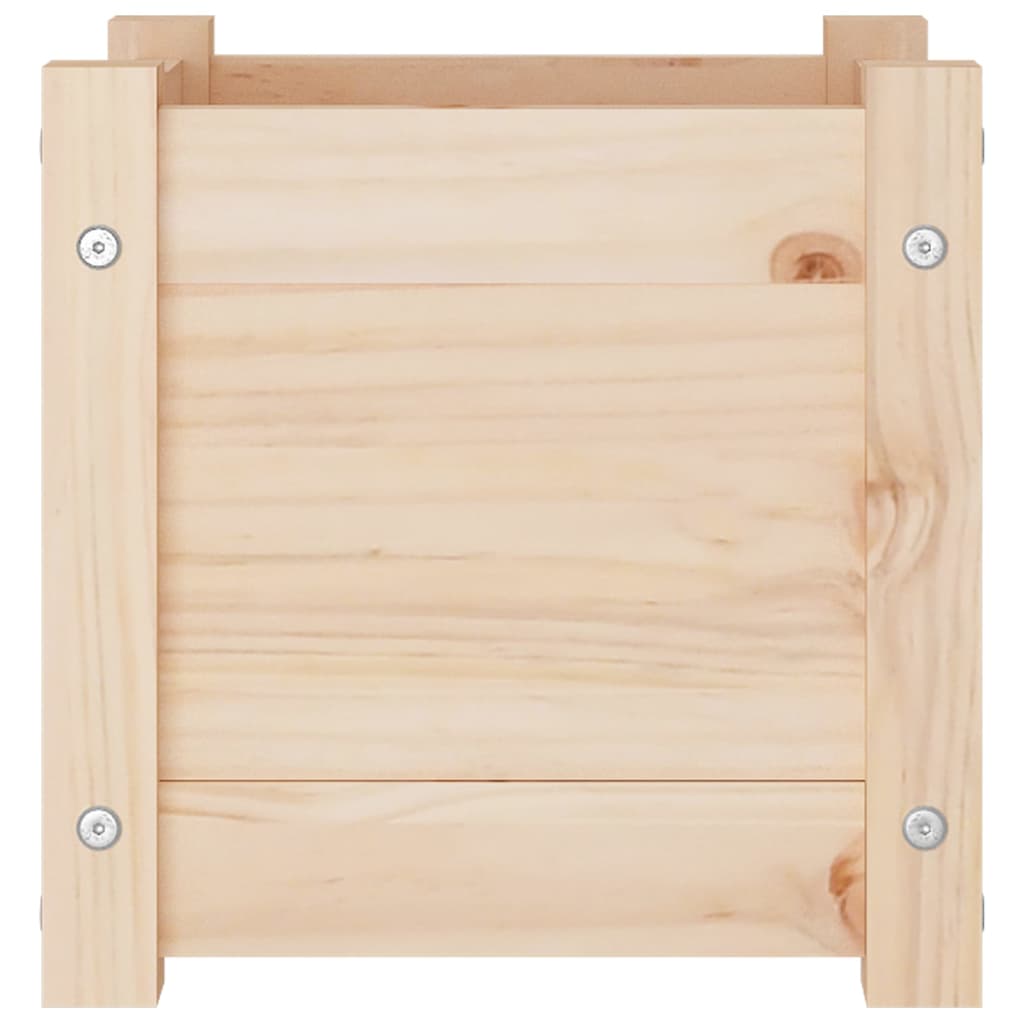 Fioriere da Giardino 2 pz 31x31x31 cm in Legno Massello di Pino