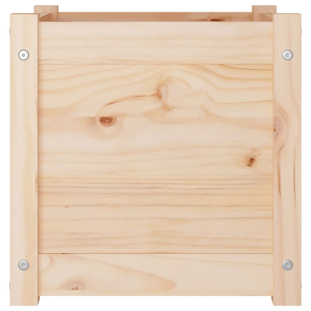 Fioriere da Giardino 2 pz 40x40x40 cm Legno Massello di Pino