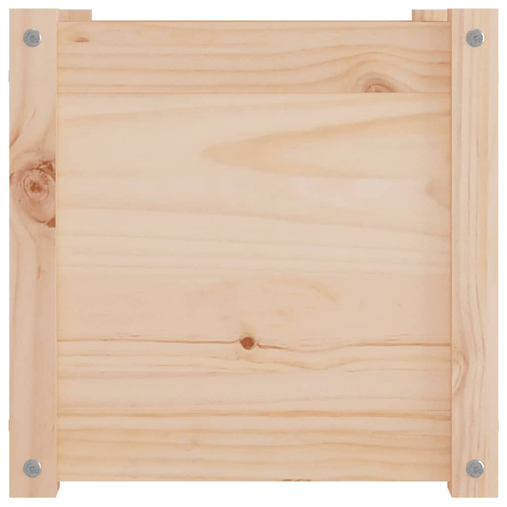 Fioriere da Giardino 2 pz 40x40x40 cm Legno Massello di Pino