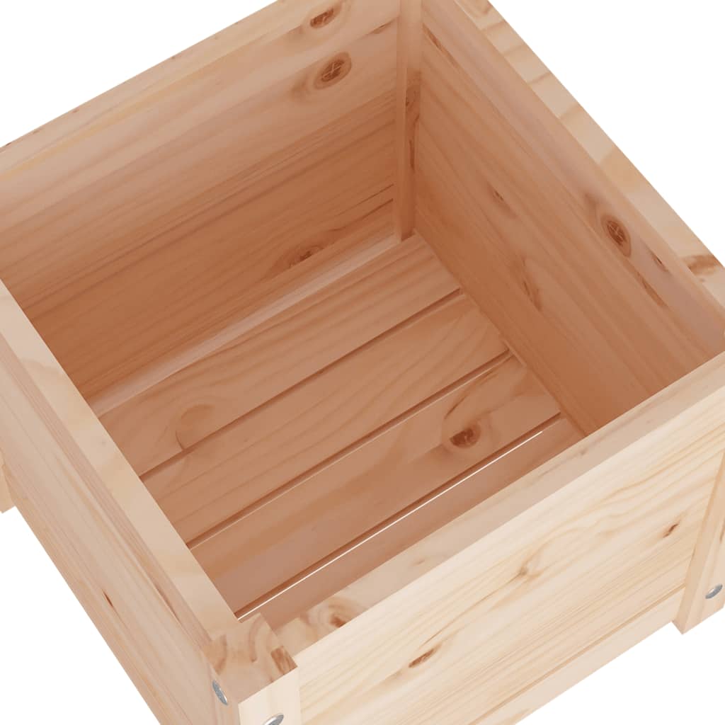Fioriere da Giardino 2 pz 40x40x40 cm Legno Massello di Pino