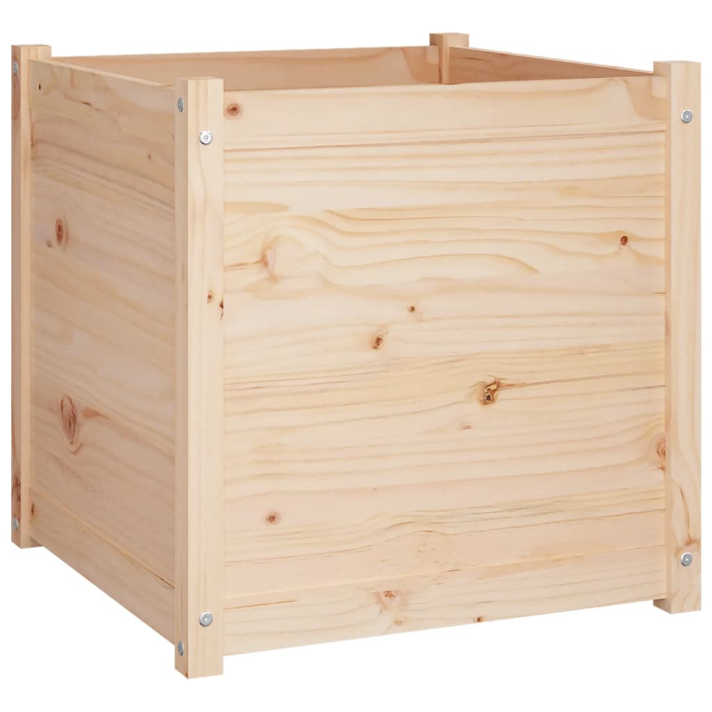 Fioriera da Giardino 60x60x60 cm in Legno Massello Di Pino