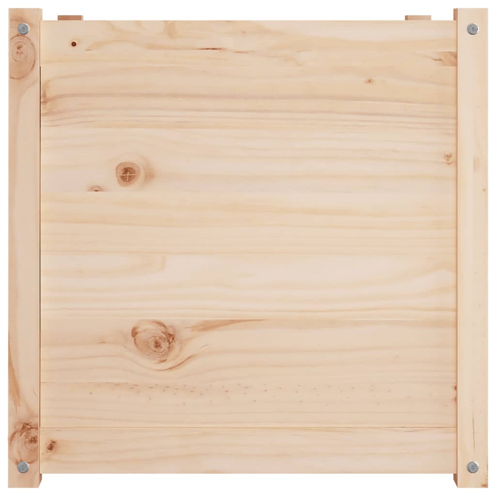 Fioriera da Giardino 60x60x60 cm in Legno Massello Di Pino