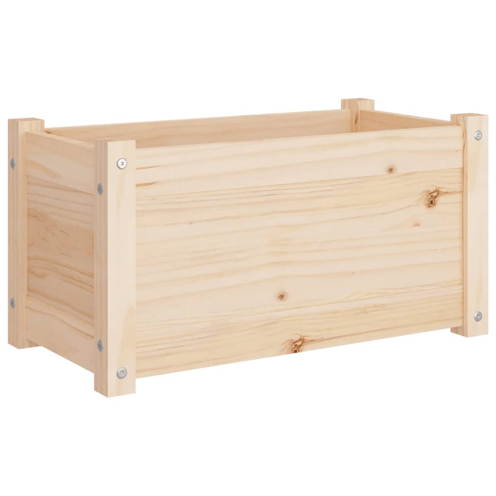 Fioriera da Giardino 60x31x31 cm in Legno Massello di Pino