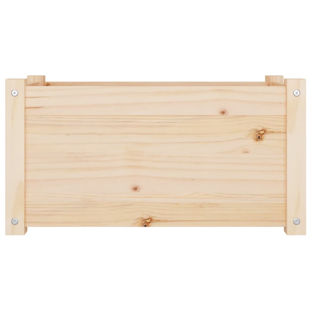 Fioriera da Giardino 60x31x31 cm in Legno Massello di Pino