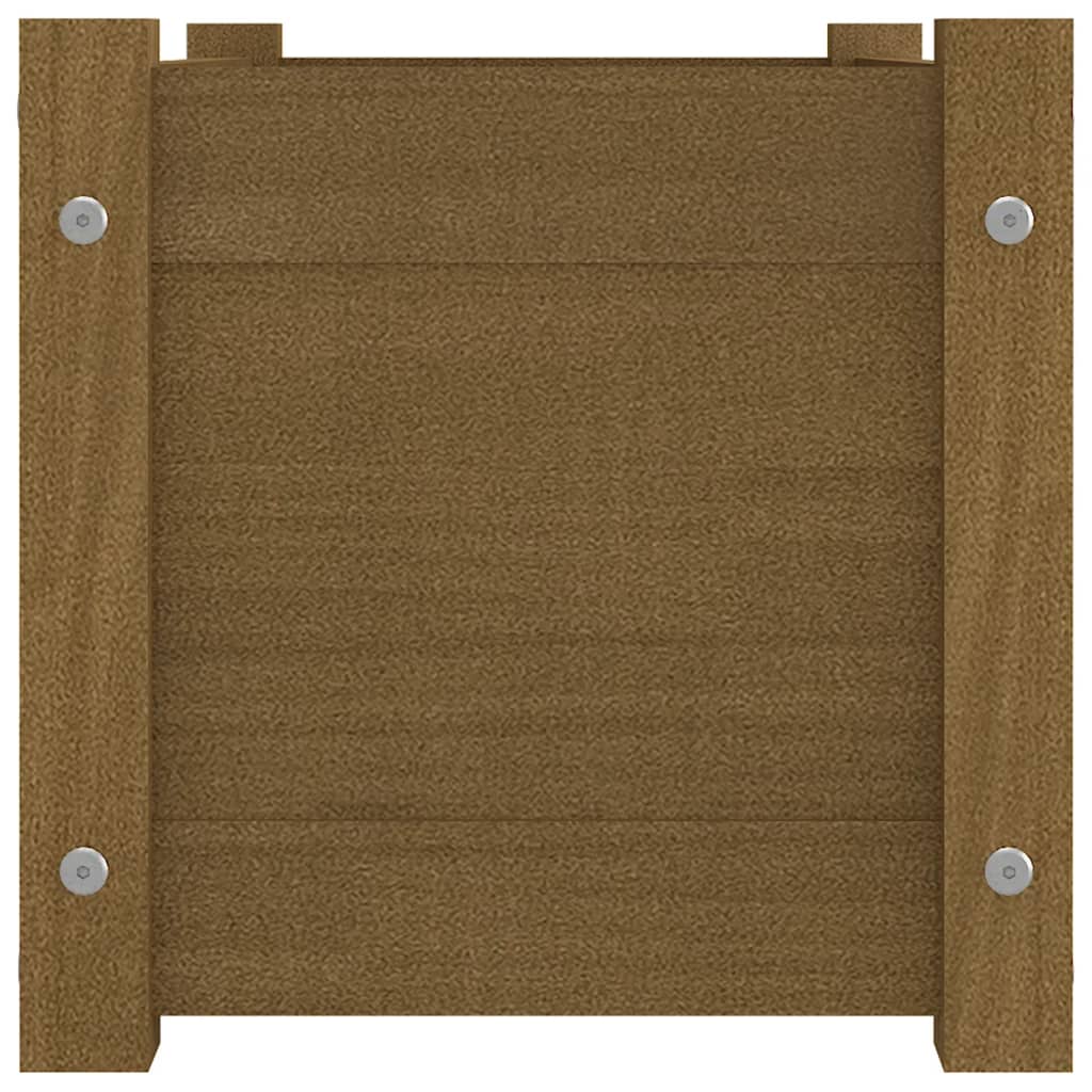 Fioriere 2 pz Ambra 60x31x31 cm in Legno Massello di Pino