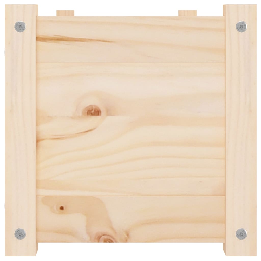 Fioriere da Giardino 2 pz 100x31x31cm in Legno Massello di Pino