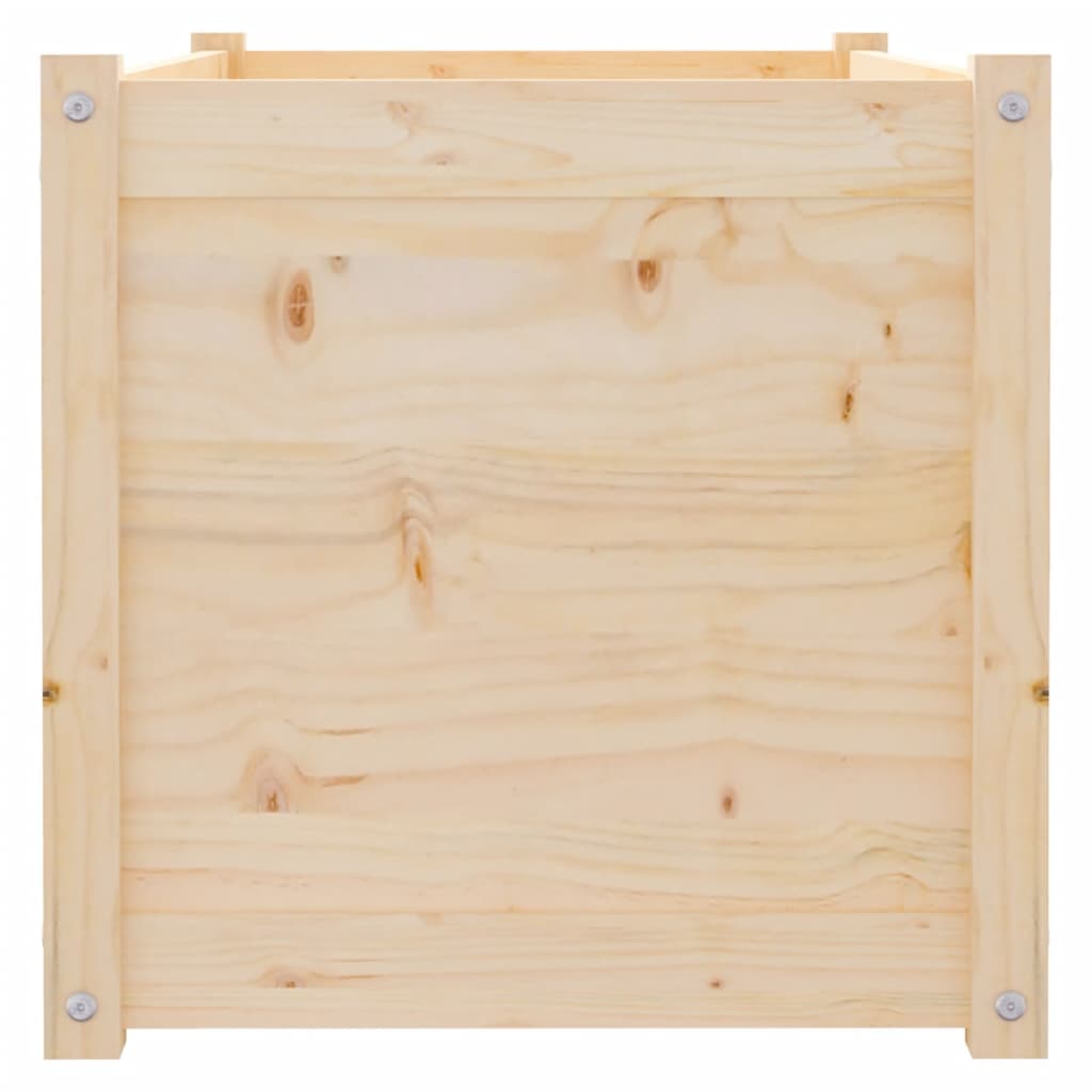Fioriere da Giardino 2 pz 100x50x50cm in Legno Massello di Pino