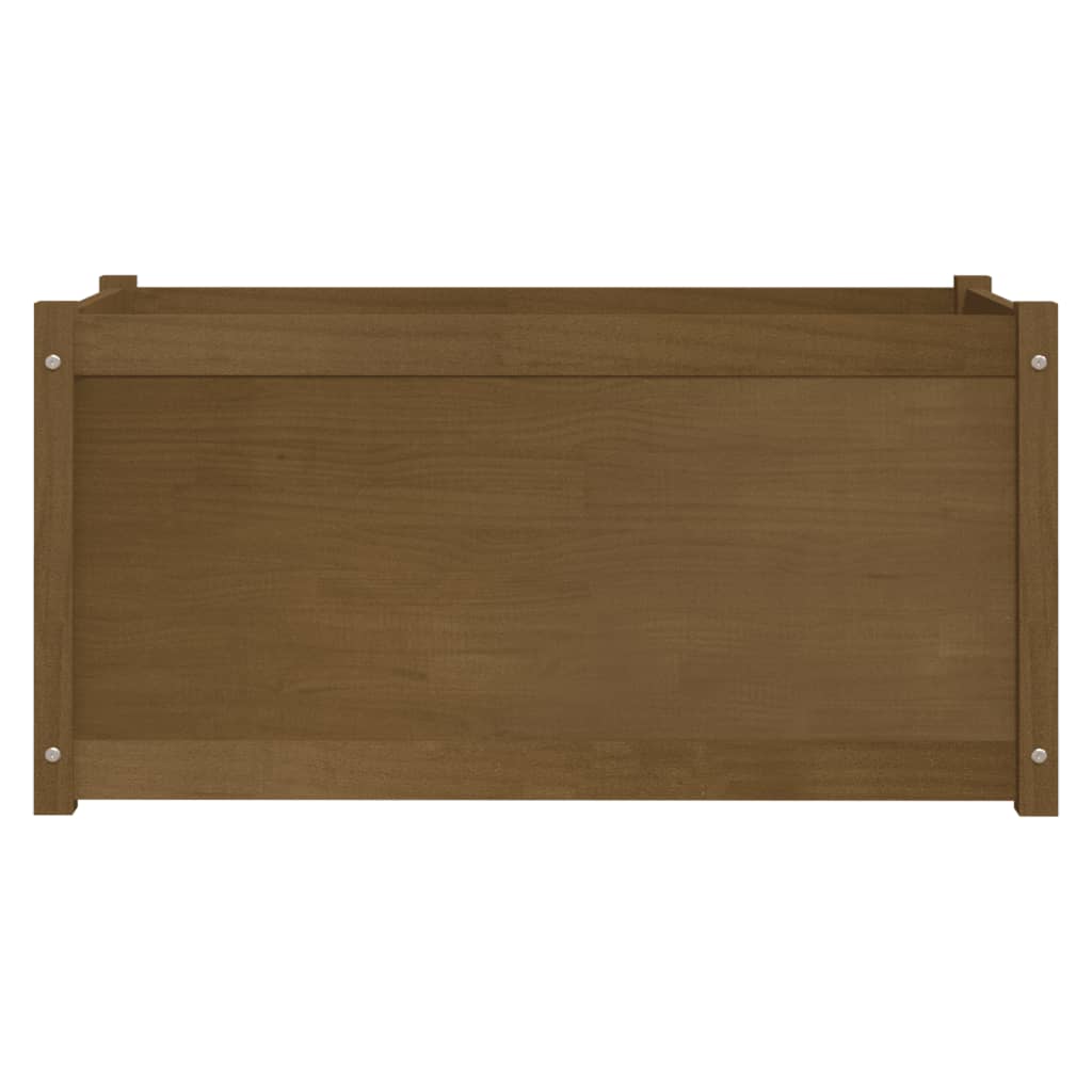 Fioriere 2 pz Ambra 100x50x50 cm in Legno Massello di Pino