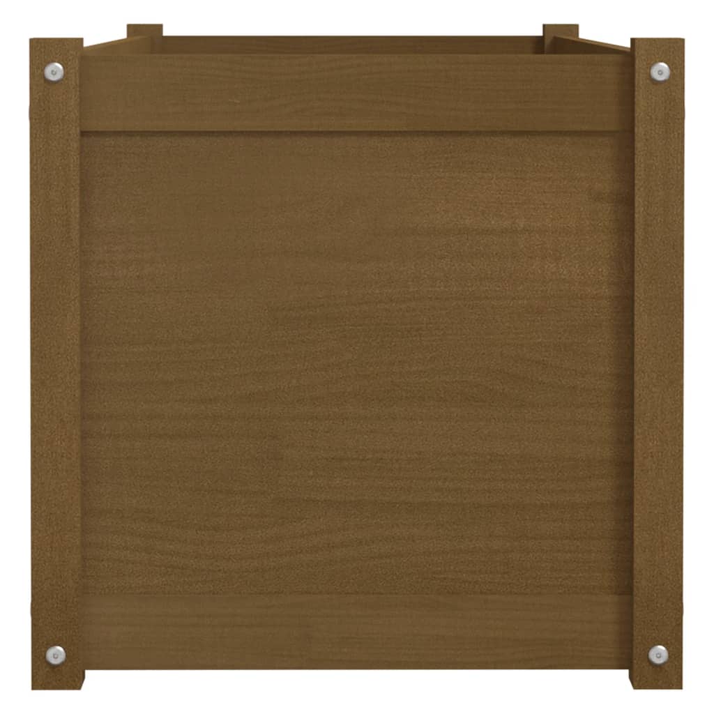 Fioriere 2 pz Ambra 100x50x50 cm in Legno Massello di Pino