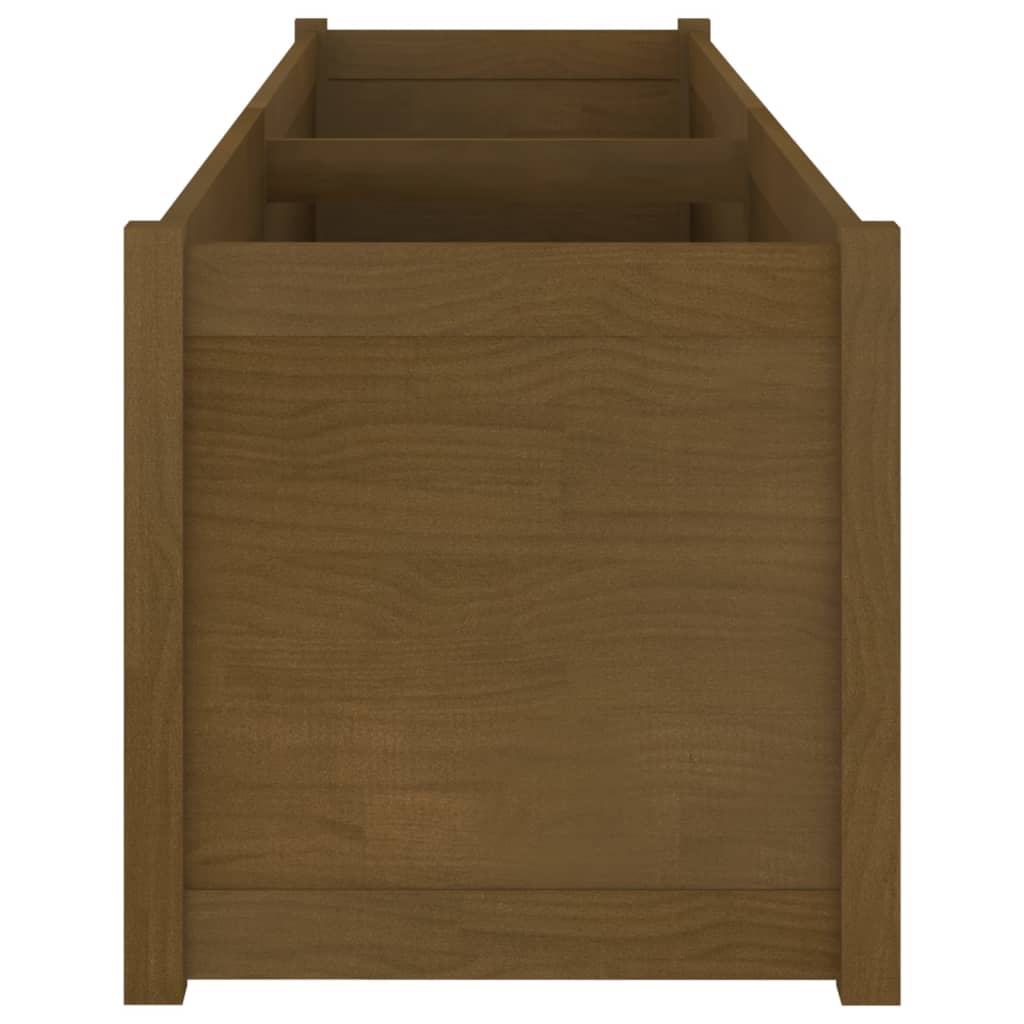 Fioriera da Giardino Ambra 200x50x50 cm Legno Massello di Pino