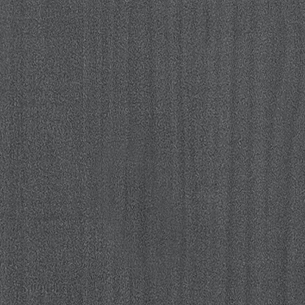 Fioriera da Giardino Grigia 200x50x70 cm in Legno di Pino