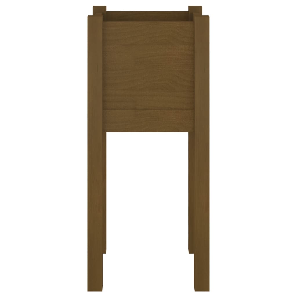 Fioriere 2 pz Ambra 31x31x70 cm in Legno Massello di Pino
