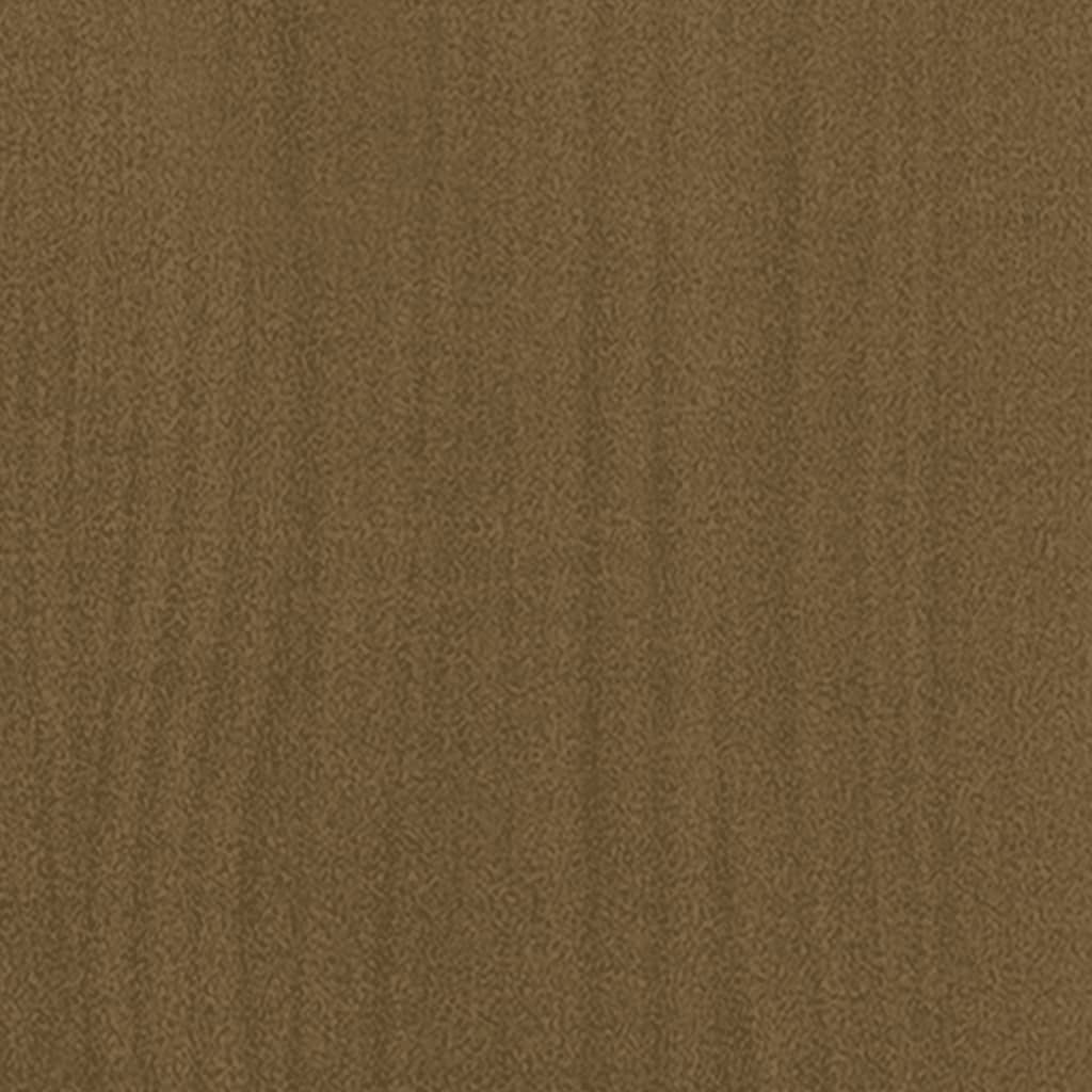 Fioriera Giardino Marrone Ambra 70x70x70 cm Legno Massello Pino